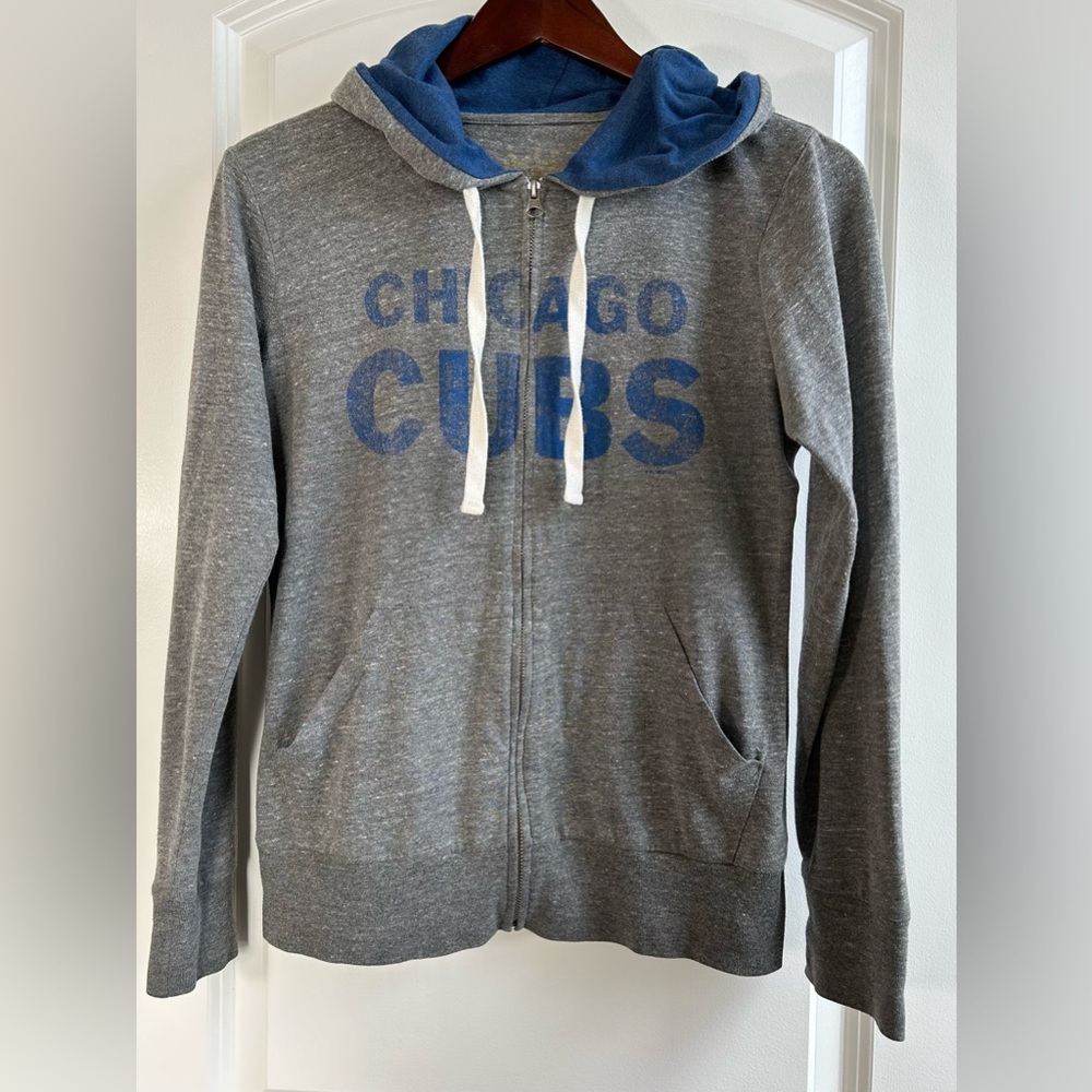 Touch by Alyssa Milano Chicago Cubs Full Zip Lightweight Hoodie, Medium,…